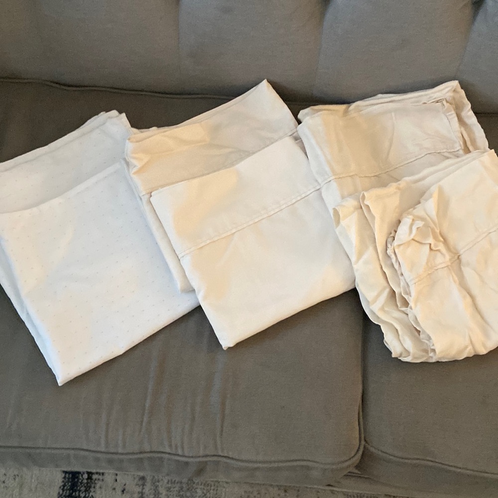 3 sets! King sized pillow cases